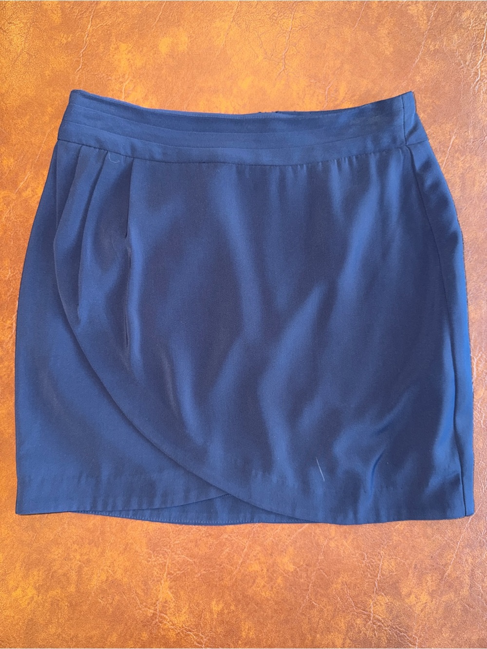 Banana Republic Navy Tulip Hem Mini Skirt